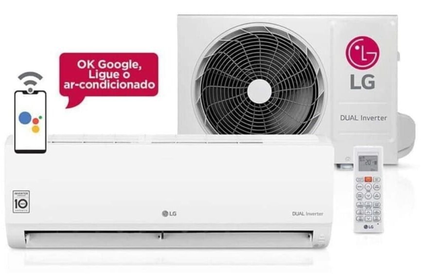 Ar Condicionado Hi Wall LG Dual Inverter Voice 12.000 Btus Frio 220v
