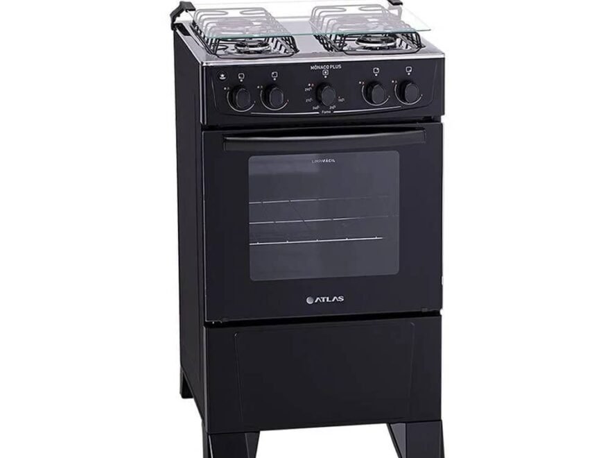 Fogão 4 bocas Atlas Mônaco Plus