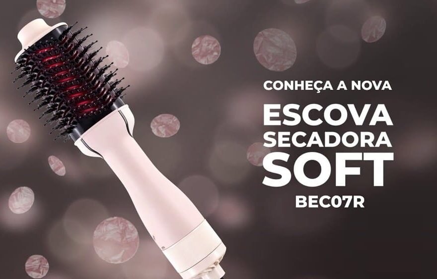 Escova Secadora Britânia Soft 4 em 1 BEC07R