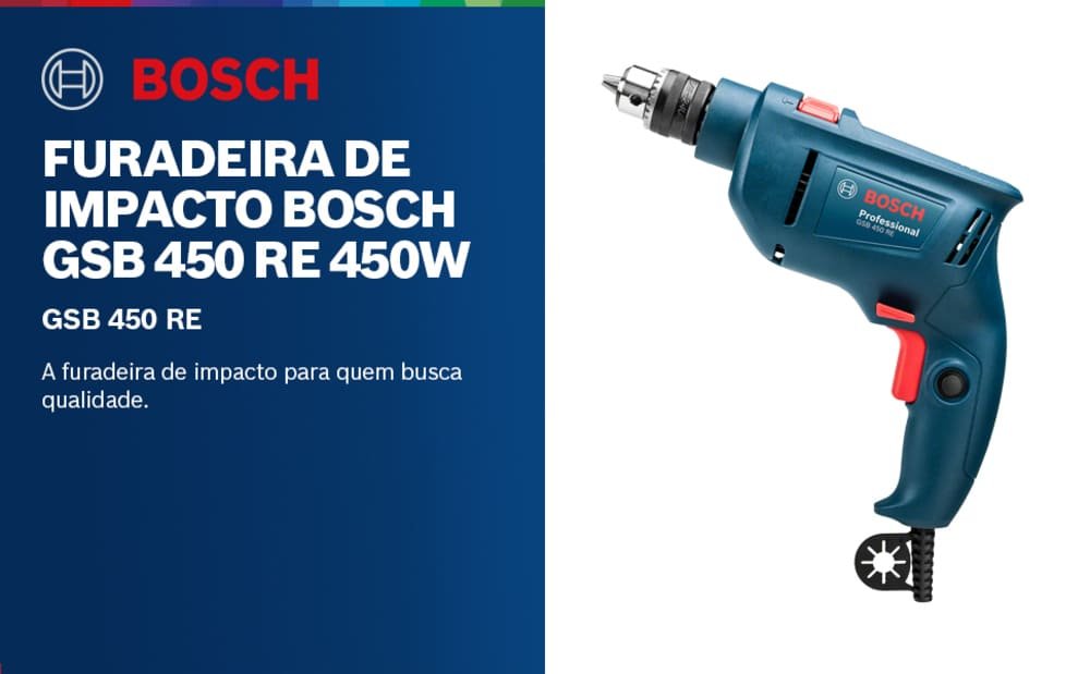 Furadeira de Impacto Bosch GSB 450 127V