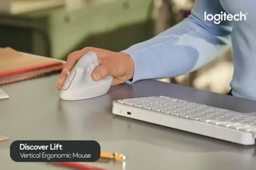 Mouse Logitech Lift Vertical Ergonômico